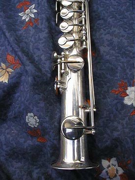 This horn: 1910 straigh Bb soprano.  From eBay.