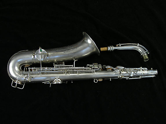 Photo 2 - Matte Silver Conn Chu Berry C-Melody Sax - SN 239967