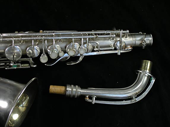 Photo 4 - Matte Silver Conn Chu Berry C-Melody Sax - SN 239967