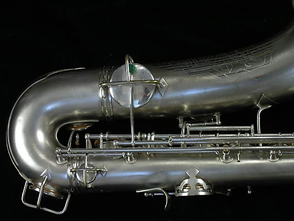 Photo 5 - Matte Silver Conn Chu Berry C-Melody Sax - SN 239967