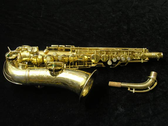 Photo 1 - 99% Original Gold Plated CG Conn Chu Berry Alto Saxophone SN 211119