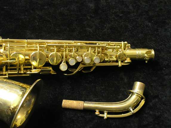 Photo 3 - 99% Original Gold Plated CG Conn Chu Berry Alto Saxophone SN 211119