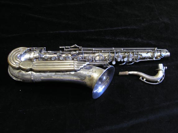Photo 1 - Vintage Silver Plated Keilwerth Tone King Tenor Sax - SN 40304