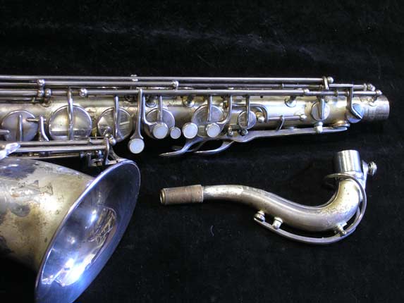 Photo 3 - Vintage Silver Plated Keilwerth Tone King Tenor Sax - SN 40304