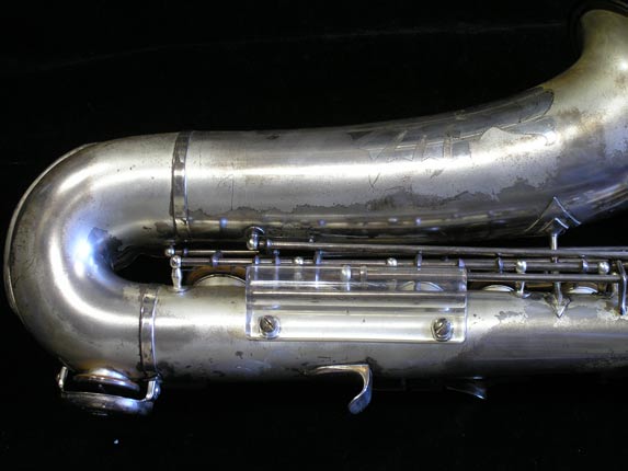 Photo 5 - Vintage Silver Plated Keilwerth Tone King Tenor Sax - SN 40304