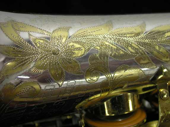 Photo 16 - Original King Super 20 SilverSonic Alto Sax w/ Gold Inlay Engraving SN 364994