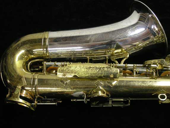 Photo 5 - Original King Super 20 SilverSonic Alto Sax w/ Gold Inlay Engraving SN 364994