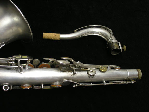 Photo 6 - Nice Original Silver Plated THE MARTIN TENOR Sax - SN 178417