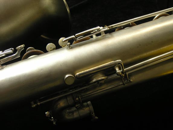 Photo 21 - Beautiful Original Silver Buescher True Tone Bass Saxophone - SN 171021