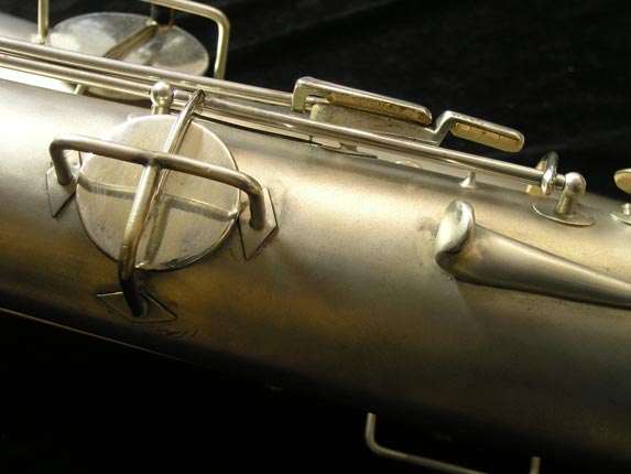 Photo 23 - Beautiful Original Silver Buescher True Tone Bass Saxophone - SN 171021