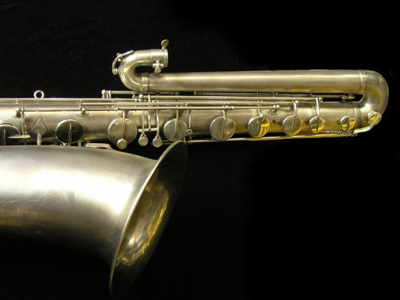 Photo 3 - Beautiful Original Silver Buescher True Tone Bass Saxophone - SN 171021