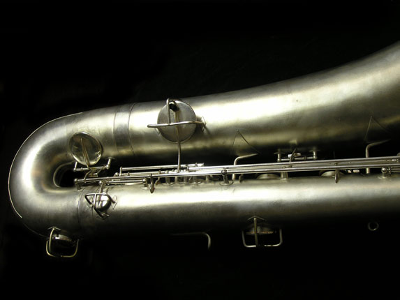 Photo 5 - Beautiful Original Silver Buescher True Tone Bass Saxophone - SN 171021