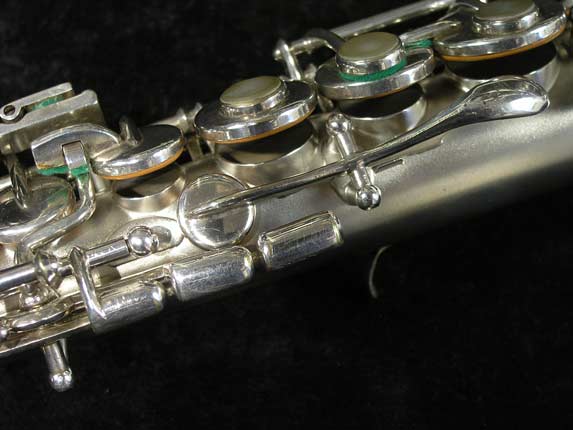 Photo 14 - RARE Vintage Silver Buescher "Tip Bell" Soprano Sax - SN 234860