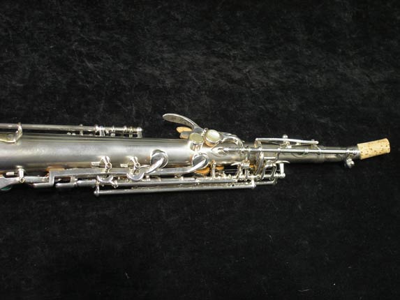 Photo 6 - RARE Vintage Silver Buescher "Tip Bell" Soprano Sax - SN 234860