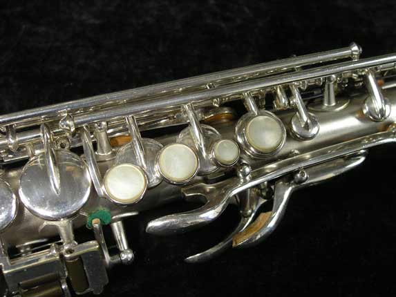 Photo 8 - RARE Vintage Silver Buescher "Tip Bell" Soprano Sax - SN 234860