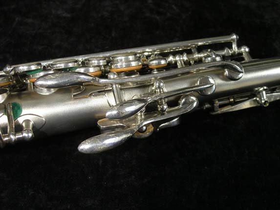 Photo 9 - RARE Vintage Silver Buescher "Tip Bell" Soprano Sax - SN 234860
