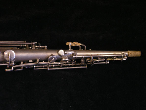 Photo 6 - Early Vintage Conn C Soprano Sax in Silver Plate - SN 84475
