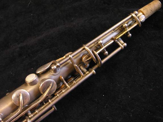 Photo 9 - Early Vintage Conn C Soprano Sax in Silver Plate - SN 84475