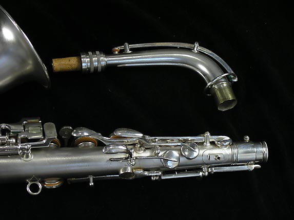 Photo 6 - Matte Silver Conn Chu Berry C-Melody Sax - SN 239967