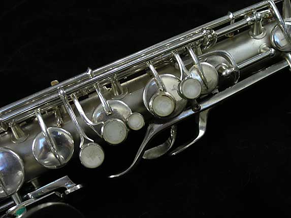 Photo 7 - Matte Silver Conn Chu Berry C-Melody Sax - SN 239967