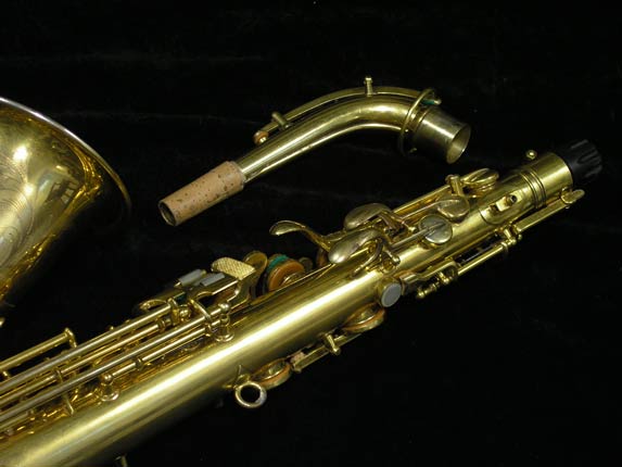 Photo 6 - Vintage CG Conn Chu Berry Portrait Model Alto Sax in Gold Plate - SN 164896