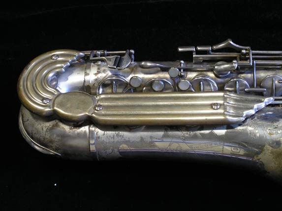 Photo 2 - Vintage Silver Plated Keilwerth Tone King Tenor Sax - SN 40304