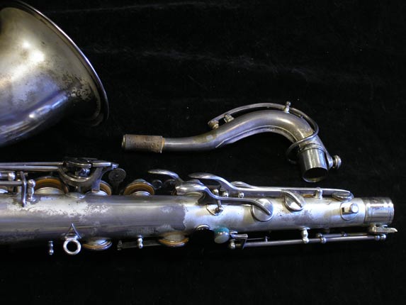 Photo 6 - Vintage Silver Plated Keilwerth Tone King Tenor Sax - SN 40304