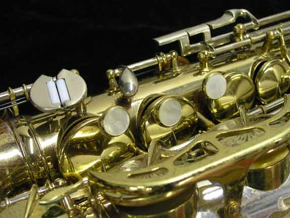 Photo 12 - Original King Super 20 SilverSonic Alto Sax w/ Gold Inlay Engraving SN 364994