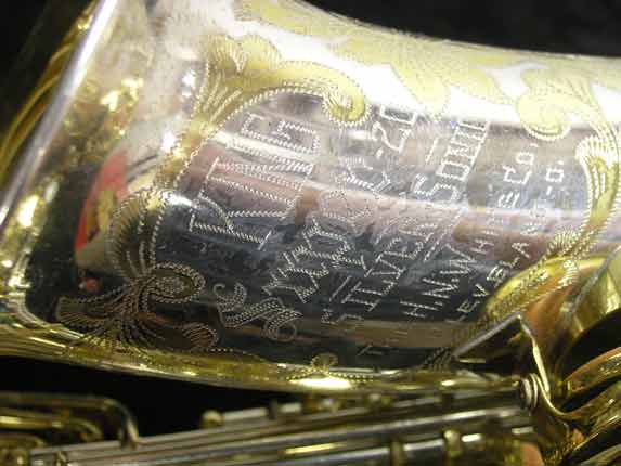 Photo 15 - Original King Super 20 SilverSonic Alto Sax w/ Gold Inlay Engraving SN 364994