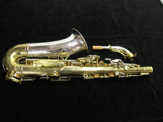 Photo 4 - Original King Super 20 SilverSonic Alto Sax w/ Gold Inlay Engraving SN 364994