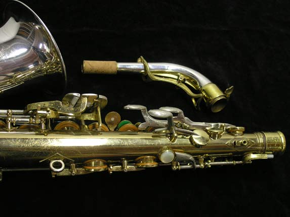 Photo 6 - Original King Super 20 SilverSonic Alto Sax w/ Gold Inlay Engraving SN 364994