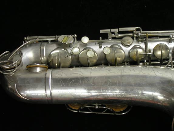 Photo 2 - Nice Original Silver Plated THE MARTIN TENOR Sax - SN 178417