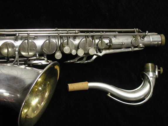 Photo 3 - Nice Original Silver Plated THE MARTIN TENOR Sax - SN 178417