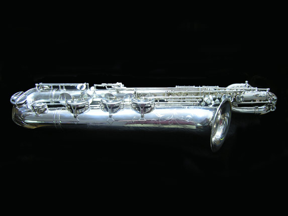 Photo 1 - MINT Condition Silver Plated Selmer Mark VI Bari Sax w/ Low A - SN 177100